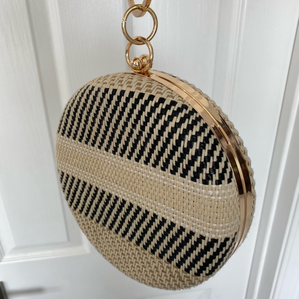 Alessia Round Clutch Purse - New w/Tags